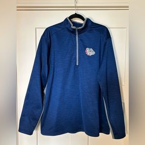 Gonzaga Bulldogs 1/4 zip men’s XL